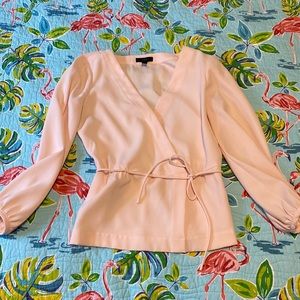 J. Crew blush coloured blouse